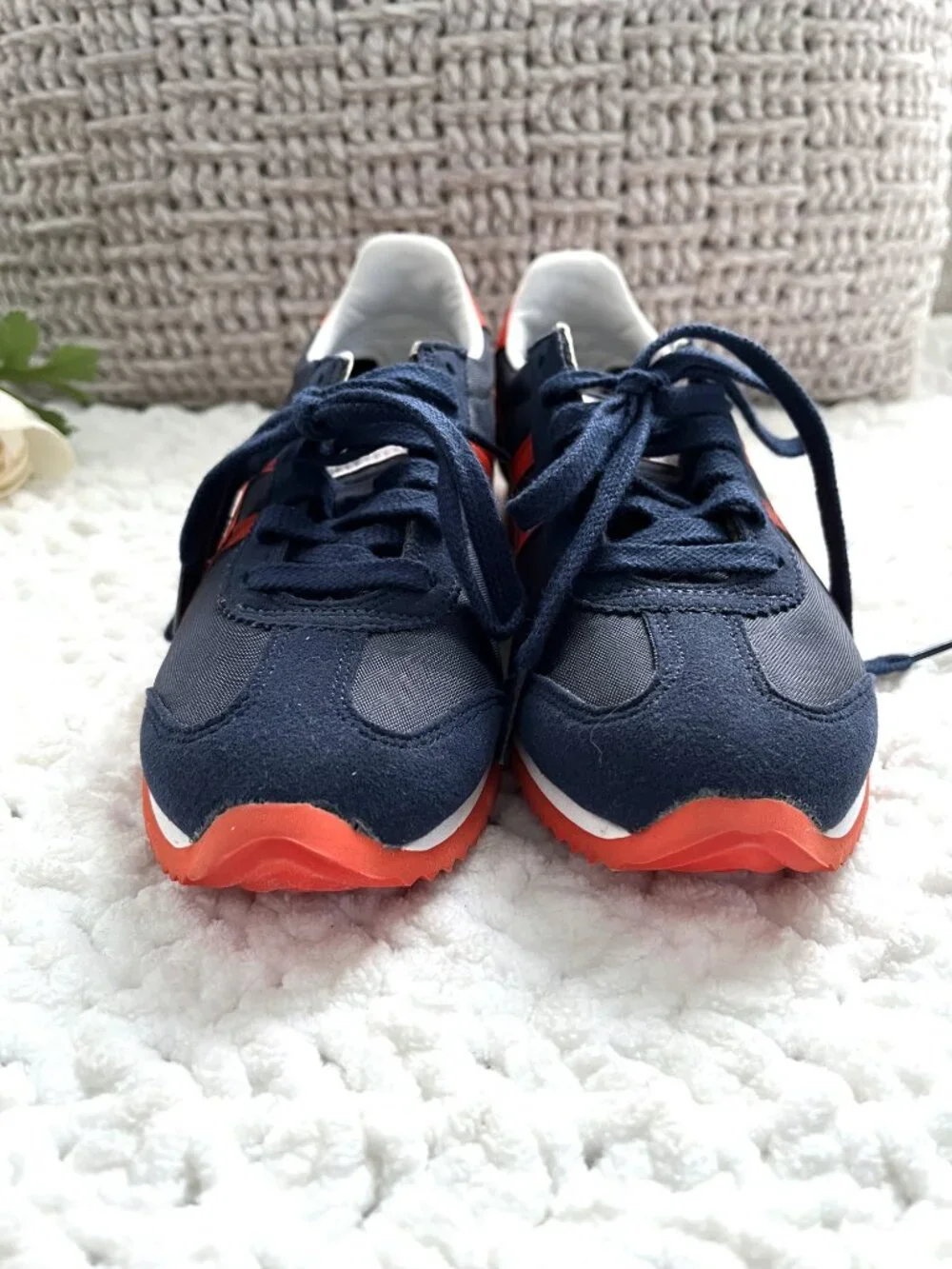 Onitsuka Tiger Serrano by Asics Sneakers (Blue/Orange) 2Y